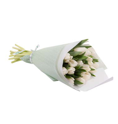 Белоснежные тюльпаны, Доставка цветов Кишинёв